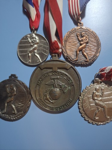 Vintage 5 usmc boxing - vintage, 80's...5