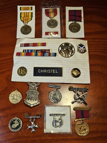 Military medals ribbons - military, &