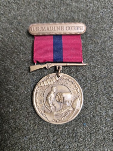 Usmc good conduct medal - good, named